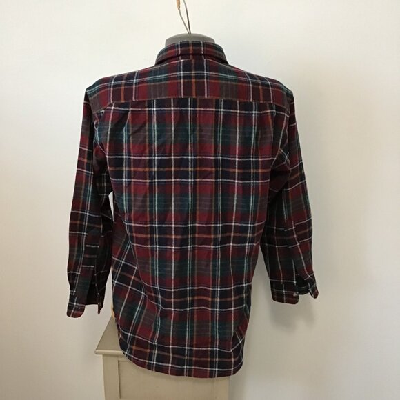 Men's Pendleton Wool Flannel Button Up Plaid Shirt Size M - Picture 4 of 12